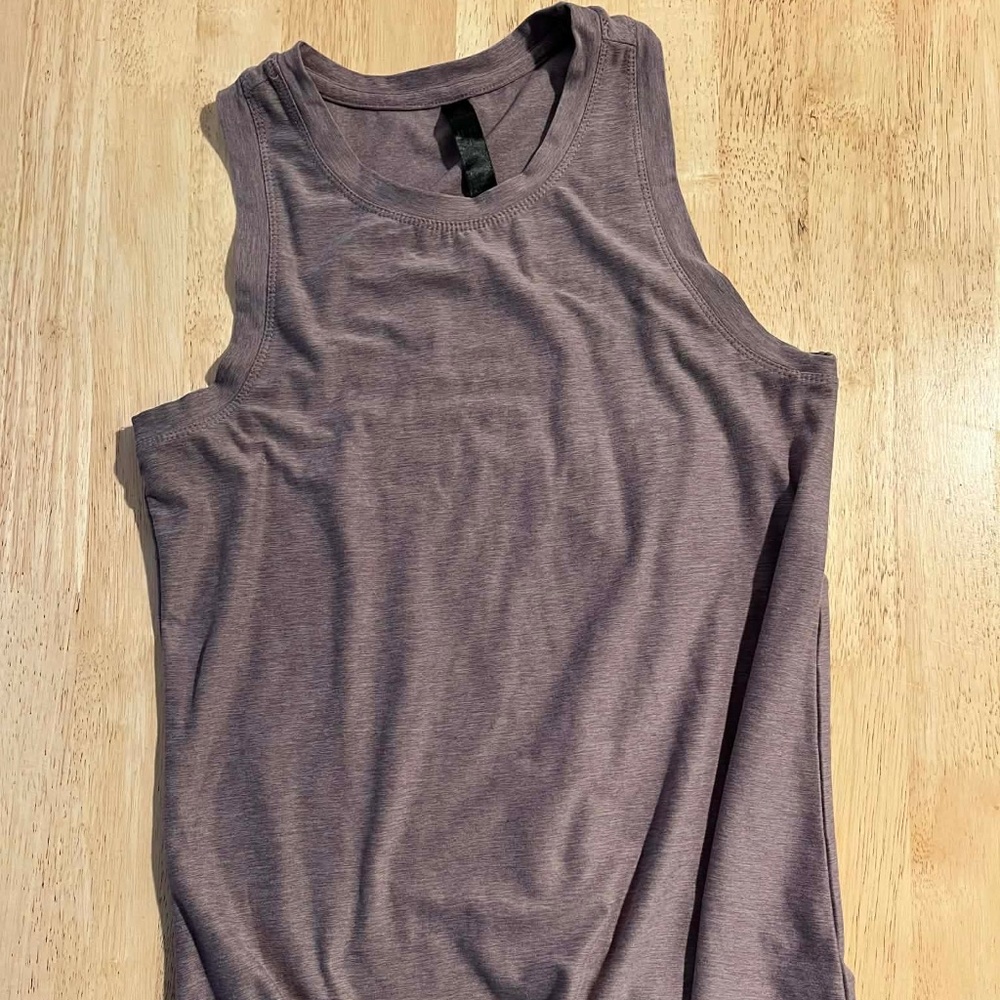 Racerback athletic tank top